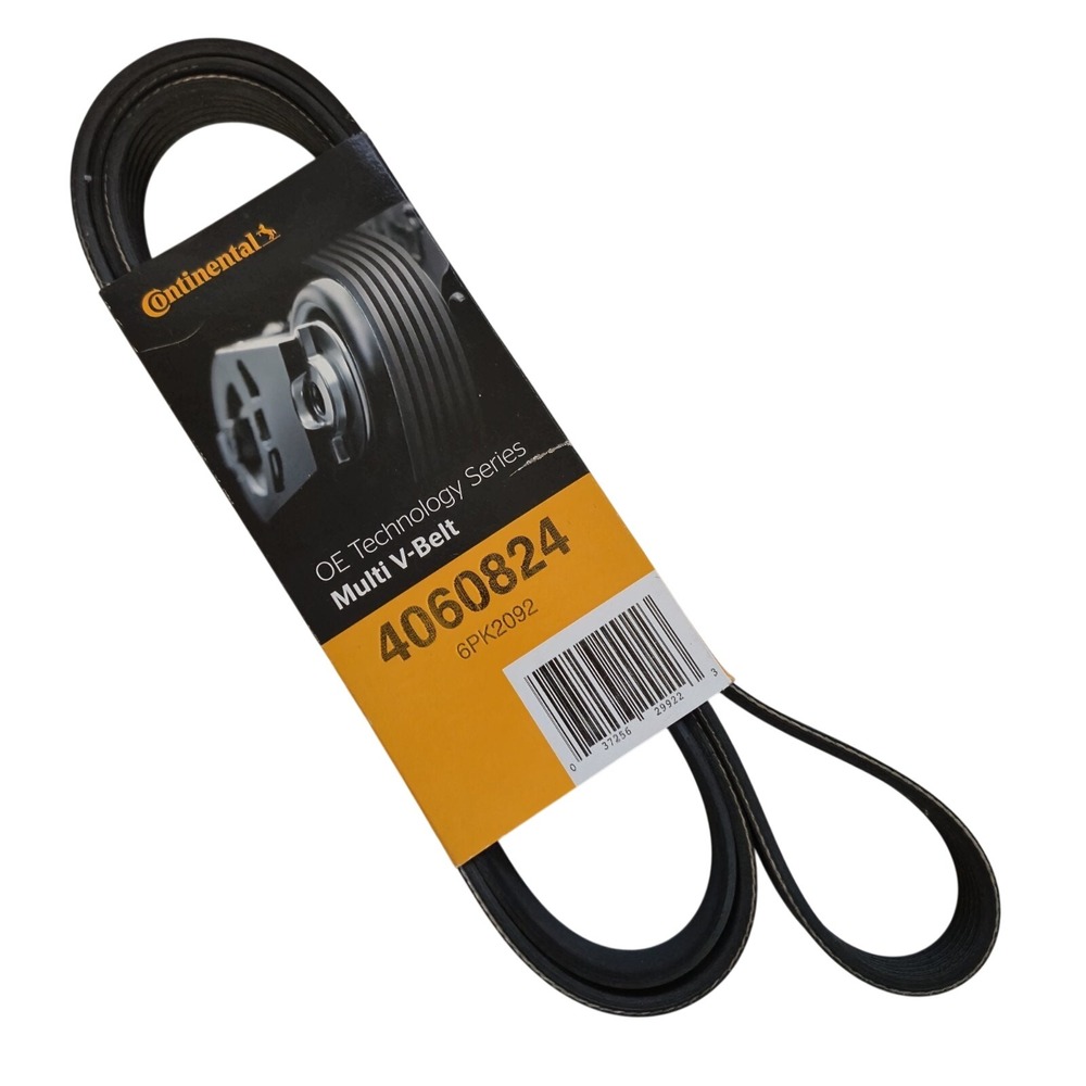 Continental OE Technology Series Multi V-Belt 4060824 6PK2092 Black 6 Rib